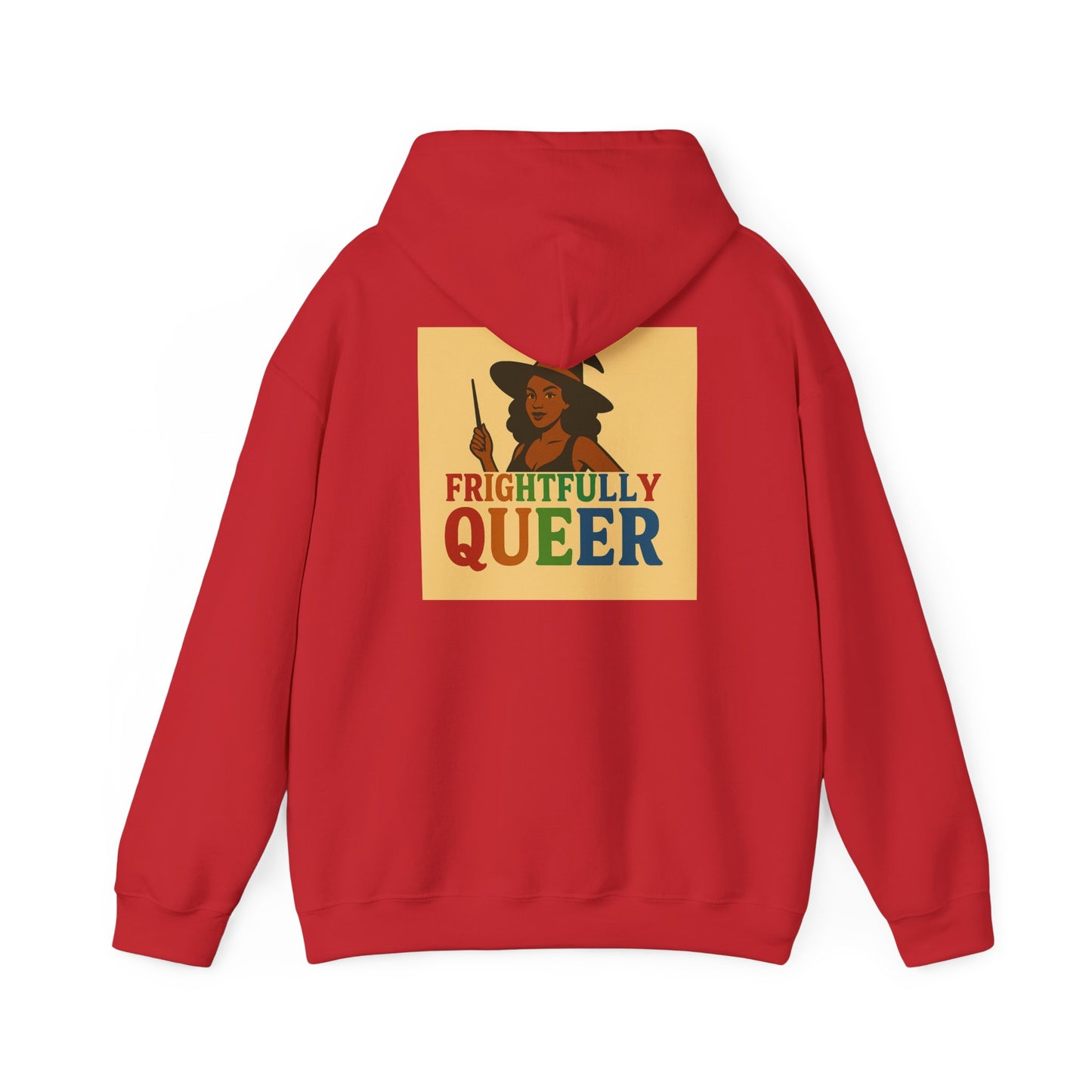 Frightfully Queer Hoodie - Cozy Unisex Sweatshirt for LGBTQ+ Pride, Halloween, Fall Fashion, Casual Wear, Unique Gift