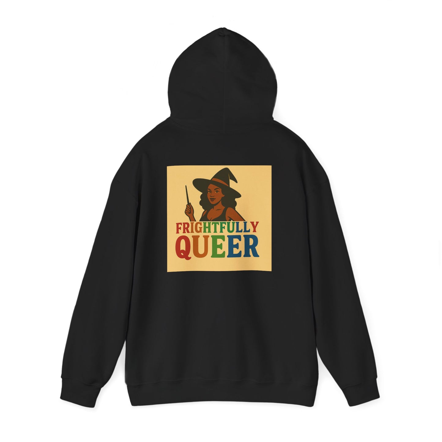 Frightfully Queer Hoodie - Cozy Unisex Sweatshirt for LGBTQ+ Pride, Halloween, Fall Fashion, Casual Wear, Unique Gift