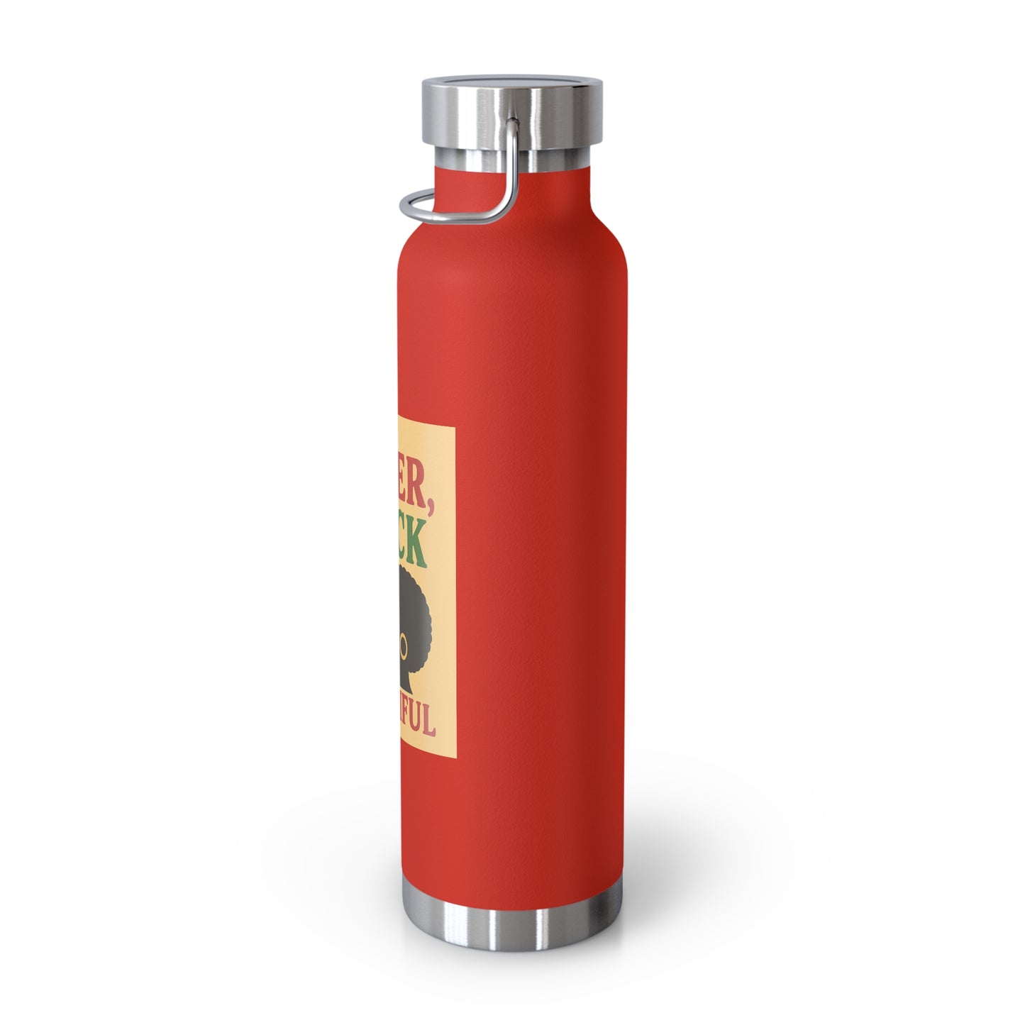Queer Black and Beautiful Travel Bottle - Stylish Insulated Water Bottle, Eco-Friendly Hydration for Activists, Pride Events, Gifts