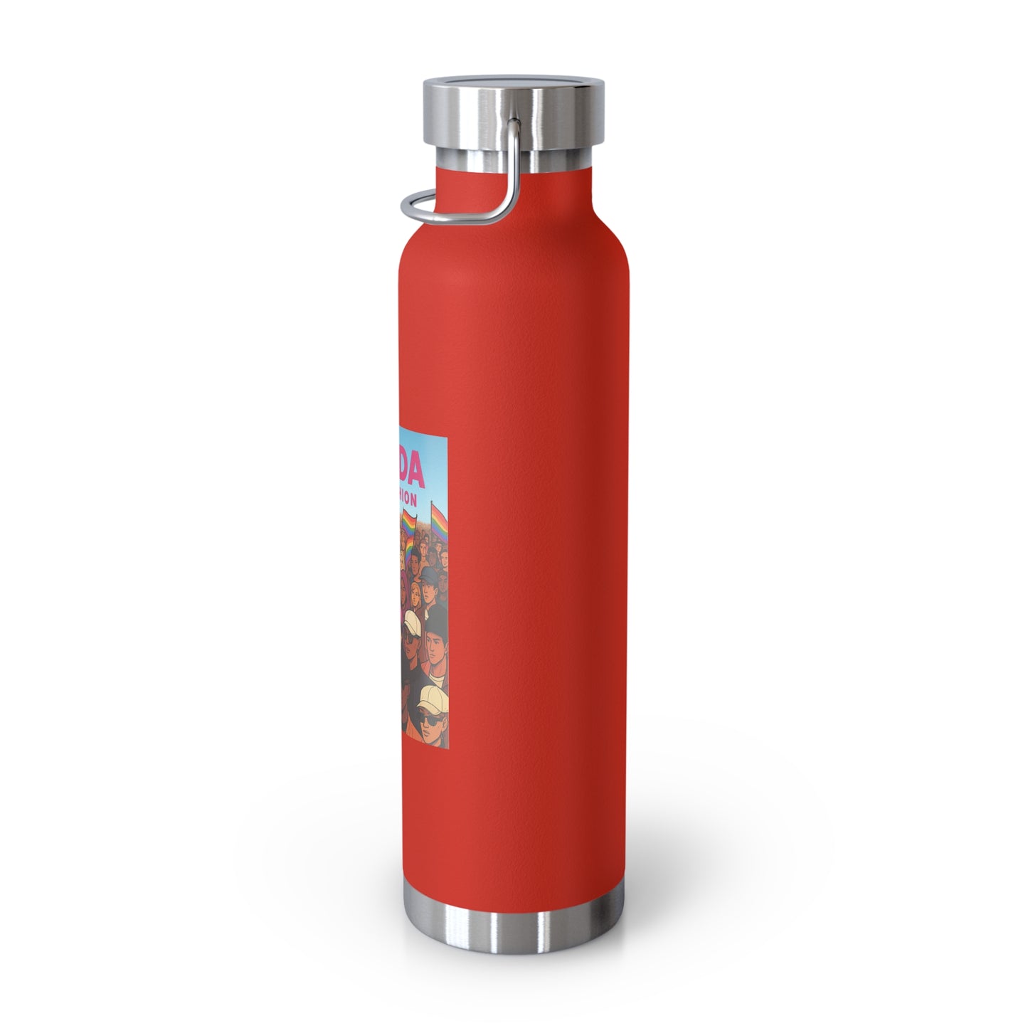 LGBTQ+ Insulated Water Bottle, Eco-Friendly Hydration, Pride Gifts, Trendy Travel Mug, Stainless Steel Flask