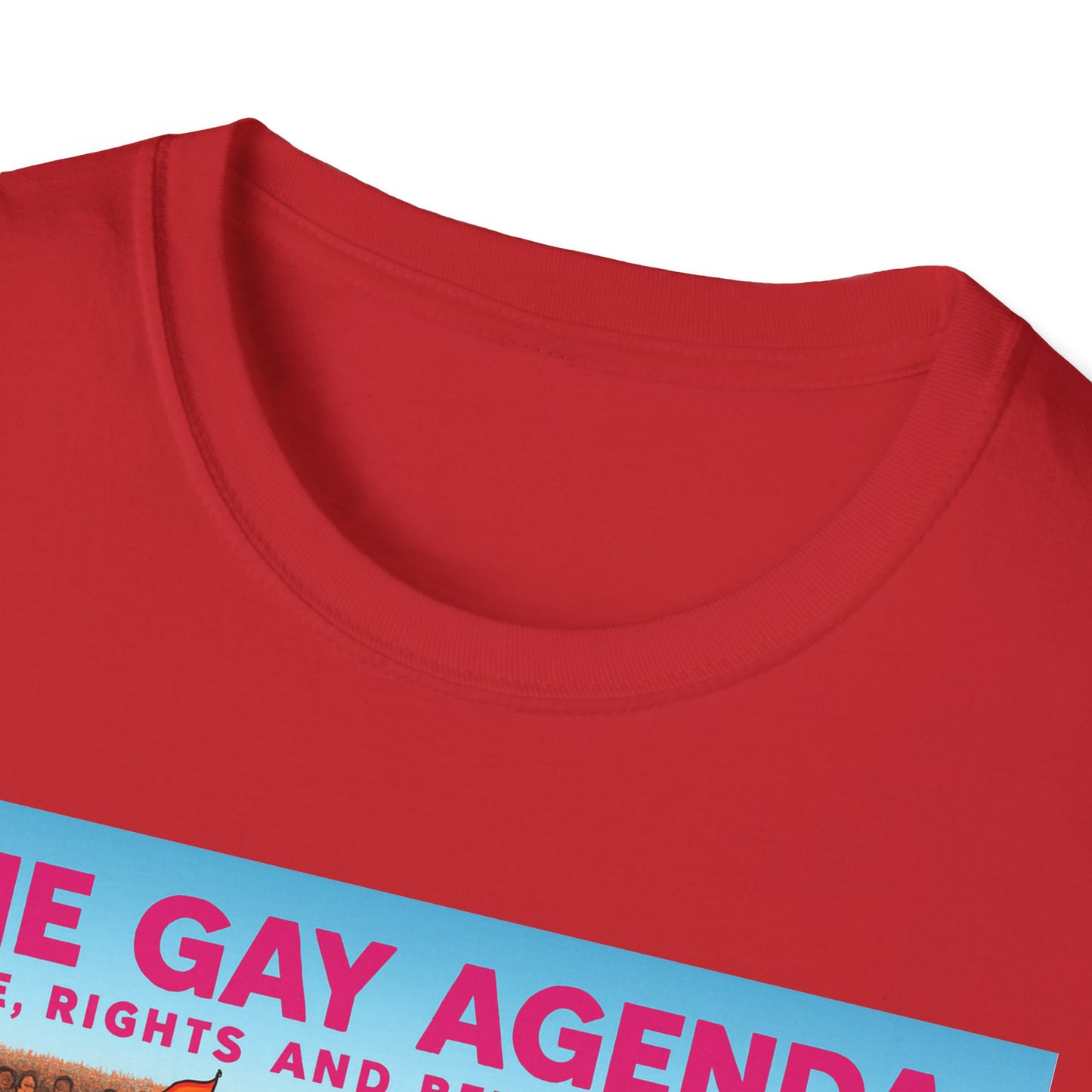 Colorful Pride T-Shirt | The Gay Agenda Tee, LGBTQ+ Apparel, Gay Rights Shirt, Pride Month Clothing, Festival Wear