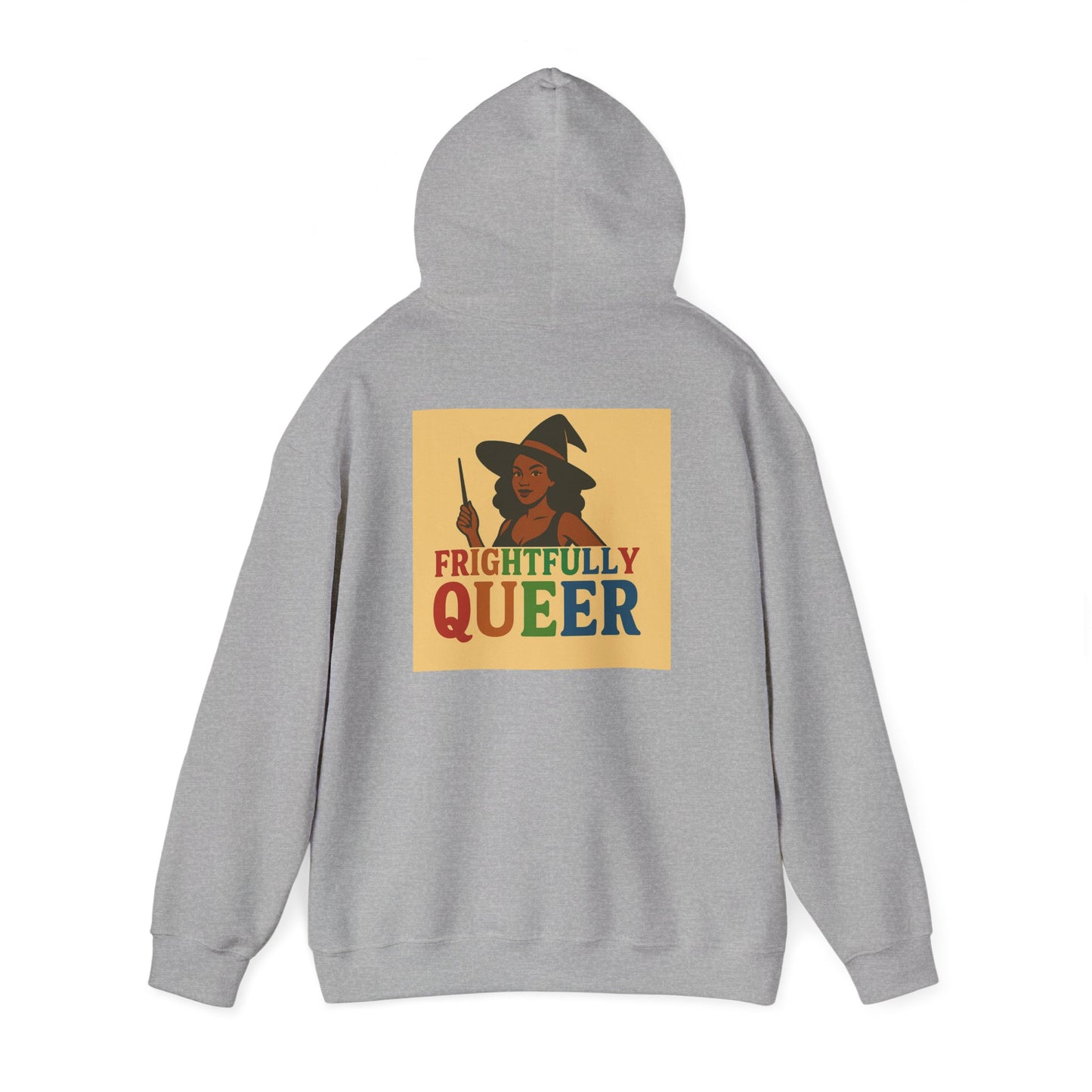 Frightfully Queer Hoodie - Cozy Unisex Sweatshirt for LGBTQ+ Pride, Halloween, Fall Fashion, Casual Wear, Unique Gift