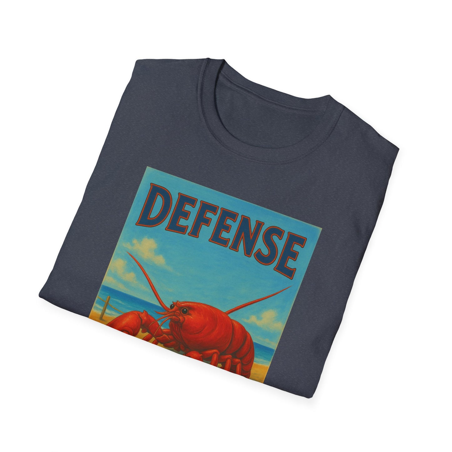 Maine Defense Attorney T-Shirt for Seafood Lovers, Unisex Tee, Quirky Gift for Lawyers, Beachwear, Maine Vacation Merch