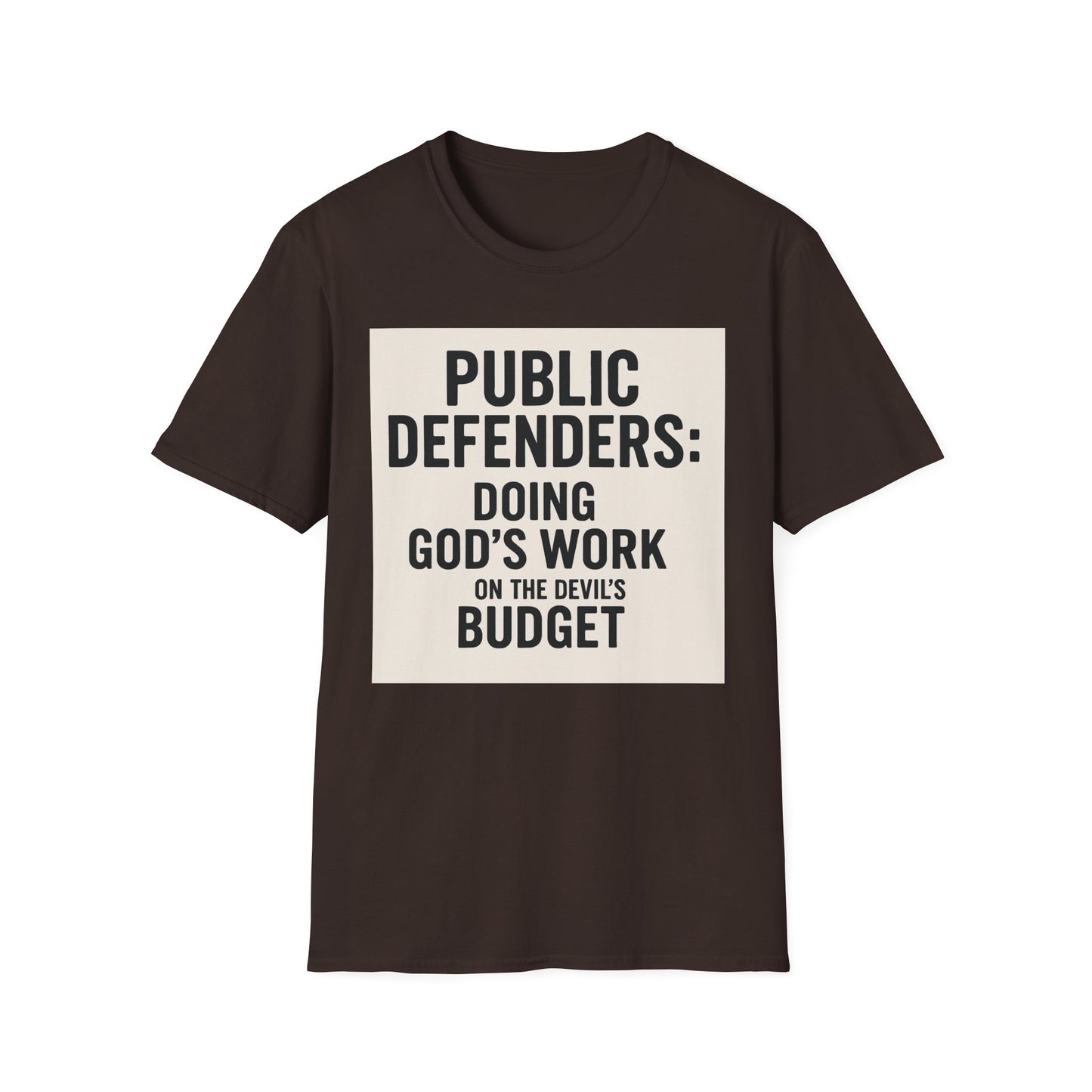 Public Defender T-Shirt: Advocate, Lawyer Gifts, Legal Humor, Courtroom Apparel, Fundraiser Tees