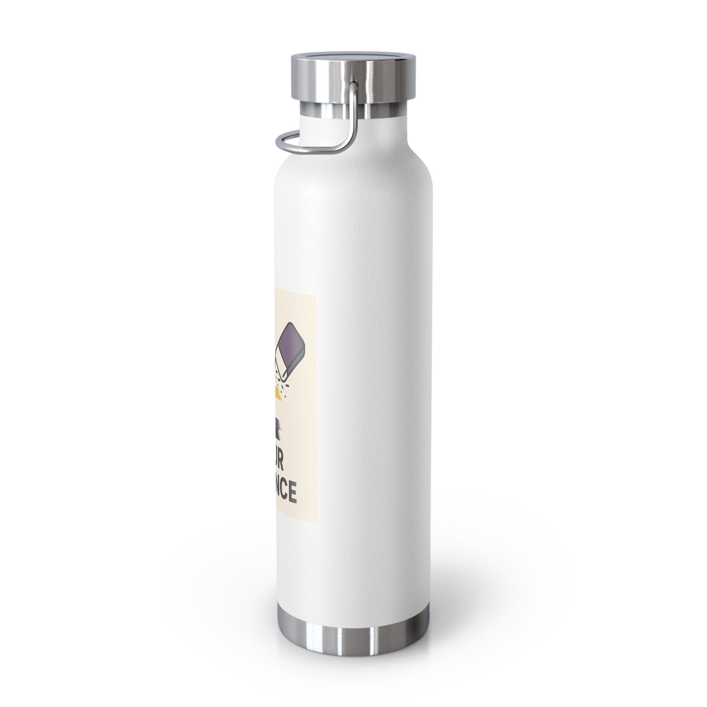 Nonbinary-Copper Insulated Water Bottle, Eco-Friendly Drinkware, Perfect for Activism, LGBTQ+ Pride, Fitness, Travel, Gifts