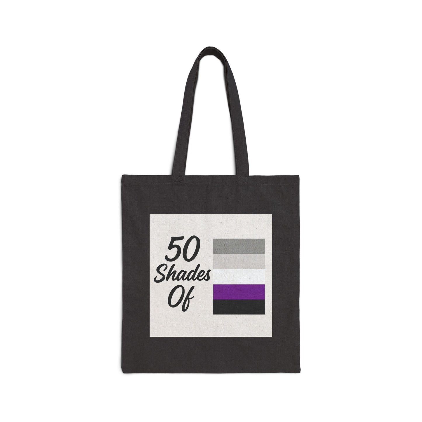 Graysexual - 50 Shades Of Cotton Canvas Tote Bag - Eco-Friendly, Reusable Shopping Bag, Gift for Book Lovers, Stylish Grocery Tote, Everyday Carryall