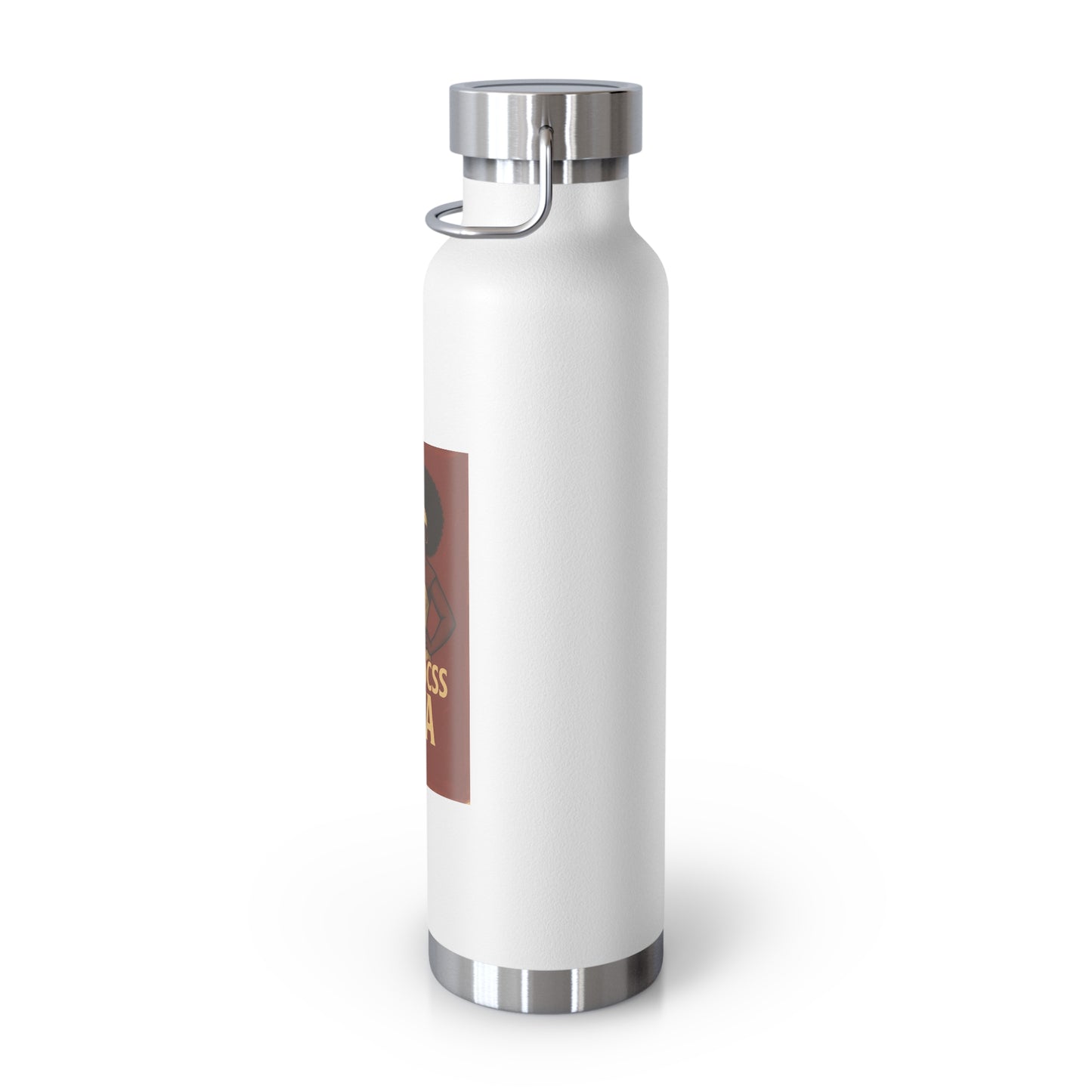 Due Process Diva Copper Vacuum Insulated Bottle | 22oz Water Bottle, Motivational Gifts, Eco-Friendly, Travel Bottle, Unique Design