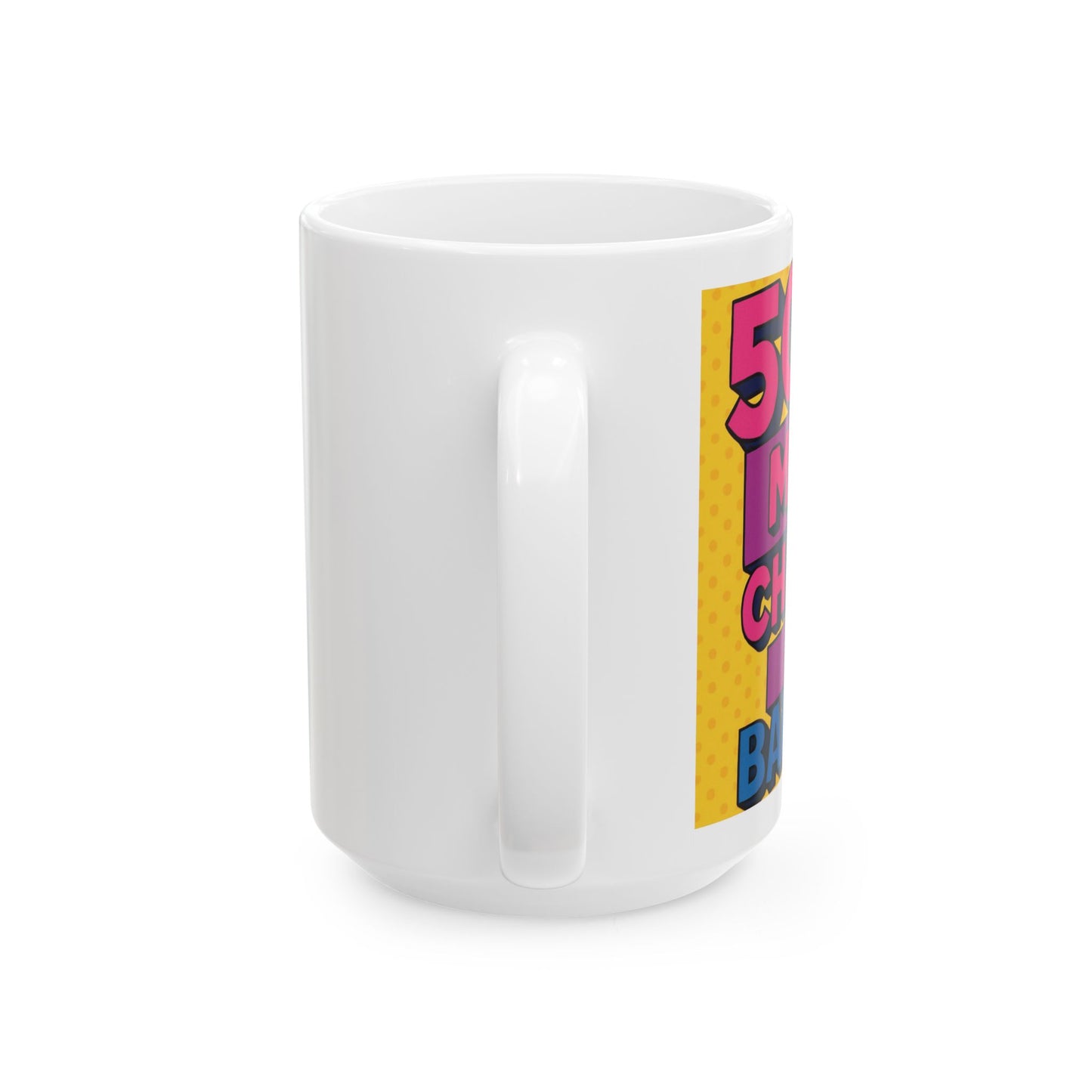 Quirky Ceramic Mug for Bisexuals, Coffee Lovers, Great Gift for Birthdays, Office, Home Decor, Unique Drinking Experience, 11oz & 15oz