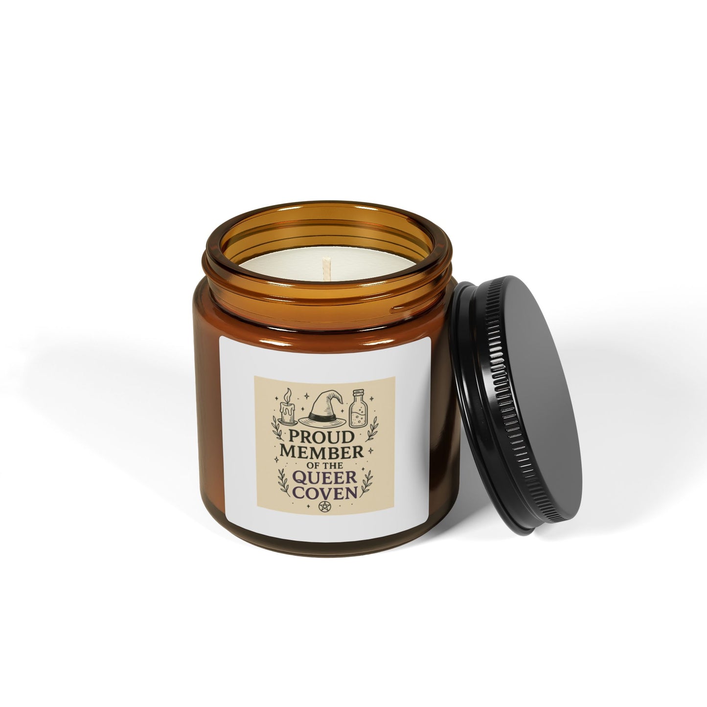 Proud Member of the Queer Coven Scented Soy Candle, LGBTQ+ Gift, Home Decor, Aromatherapy, Pride Candle, Witchy Candle