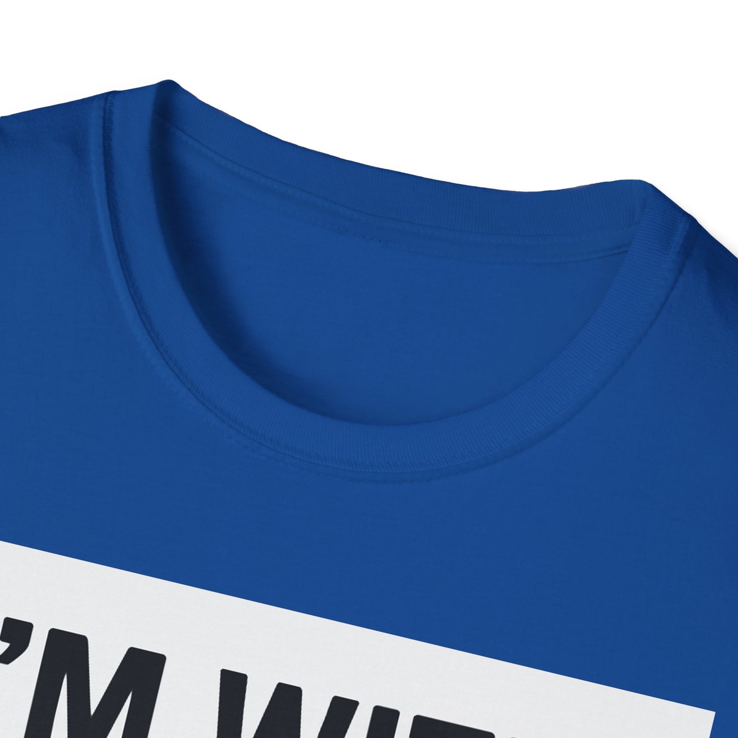 Unisex Pride T-Shirt - I'm With Him and Him, Poly and EMN Apparel