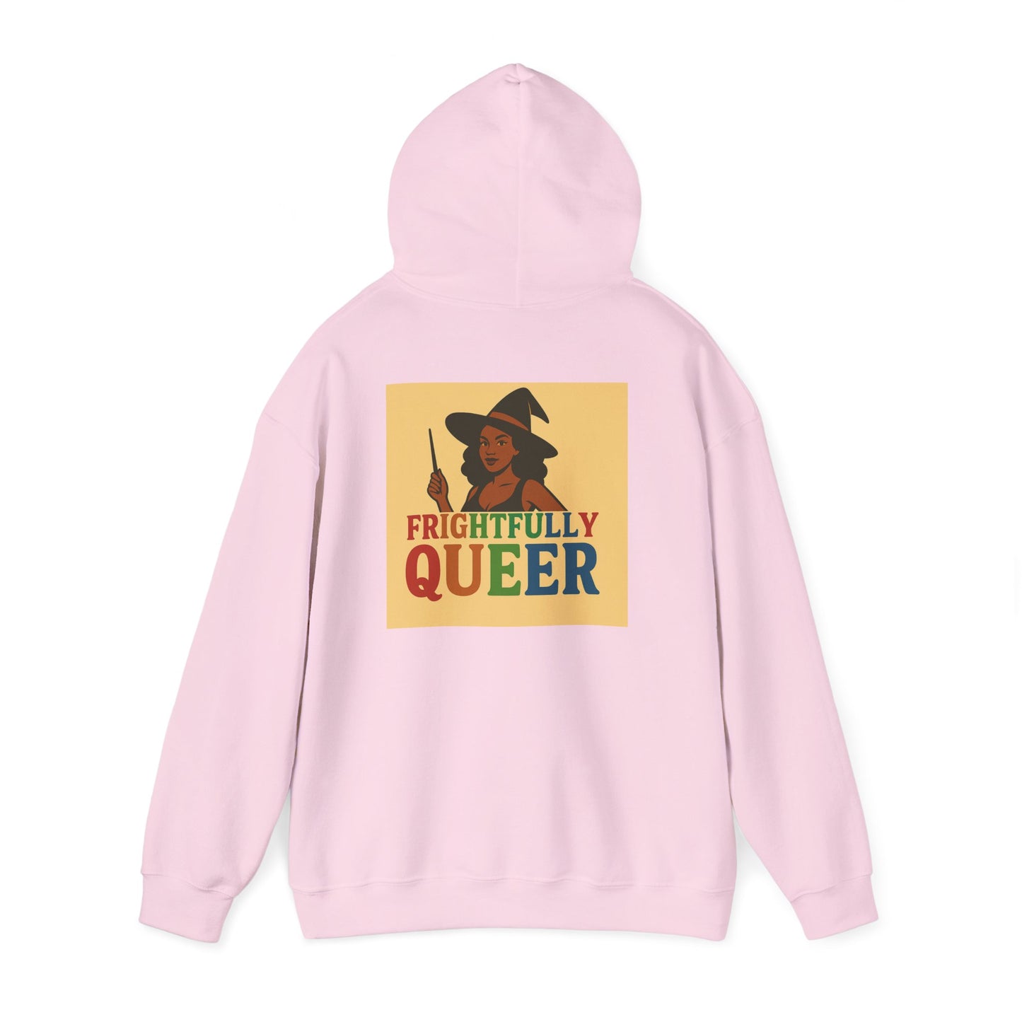 Frightfully Queer Hoodie - Cozy Unisex Sweatshirt for LGBTQ+ Pride, Halloween, Fall Fashion, Casual Wear, Unique Gift