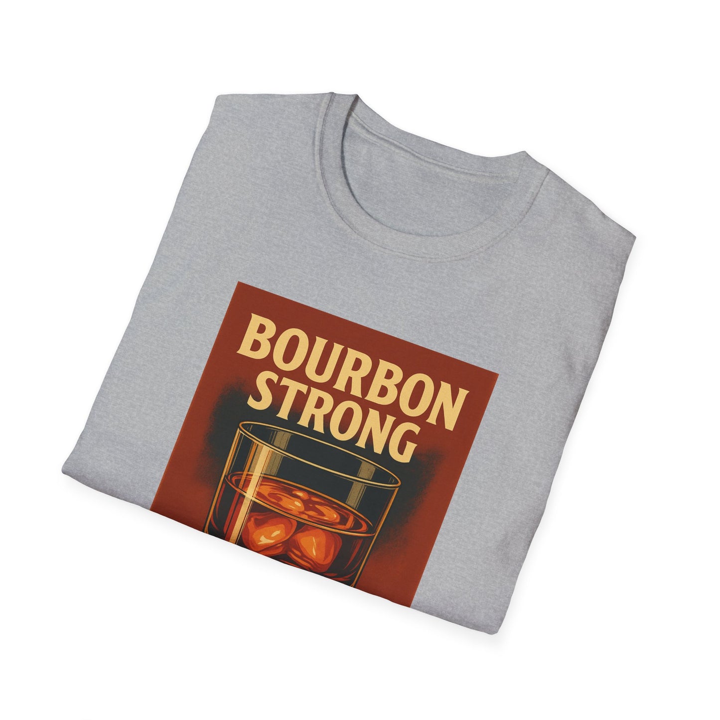 Bourbon Strong T-Shirt, Unisex Defense Attorney Whiskey Tee, Casual Style Shirt, Bar Lover Apparel, Bourbon Enthusiast Wear
