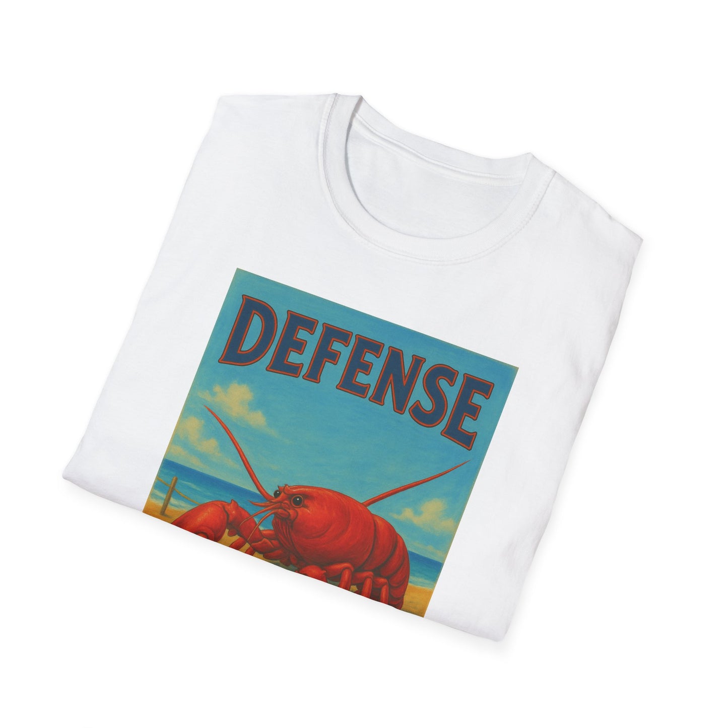 Maine Defense Attorney T-Shirt for Seafood Lovers, Unisex Tee, Quirky Gift for Lawyers, Beachwear, Maine Vacation Merch