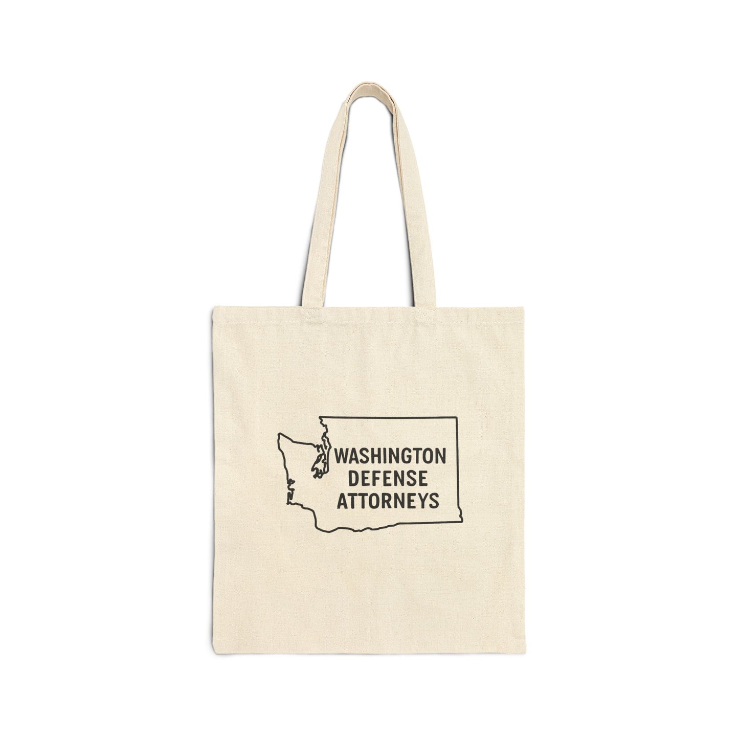 Washington Defense Attorney Cotton Canvas Tote Bag - Rights Protected Design, Perfect for Everyday Use, Gift for Activists