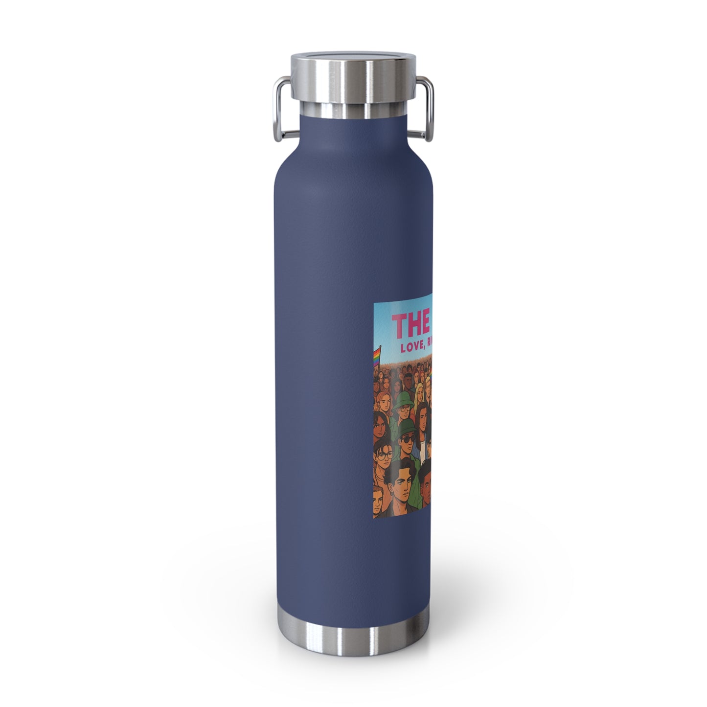 LGBTQ+ Insulated Water Bottle, Eco-Friendly Hydration, Pride Gifts, Trendy Travel Mug, Stainless Steel Flask