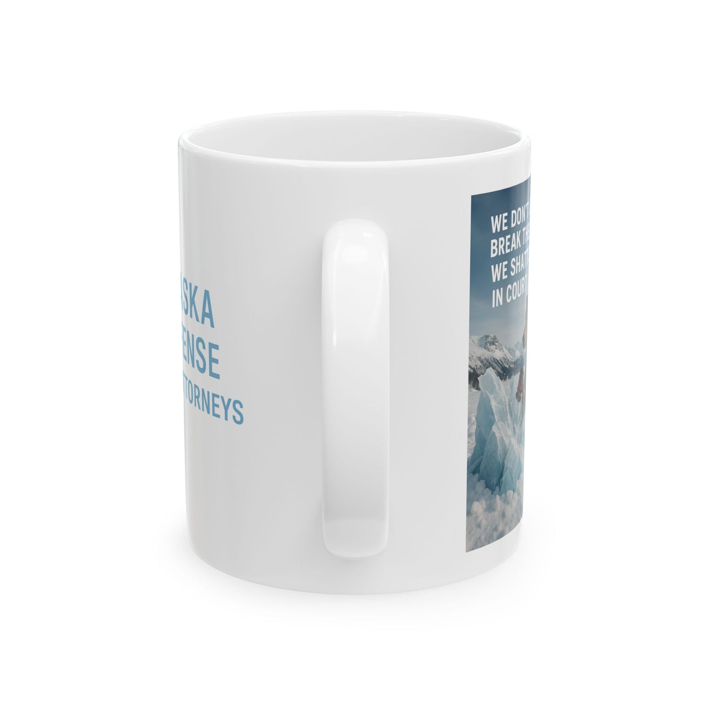 Alaska Defense Attorney Ceramic Mug | Travel-Souvenir Coffee Cup, Gift for Travelers, Explorer's Mug, Outdoor Enthusiast Drinkware