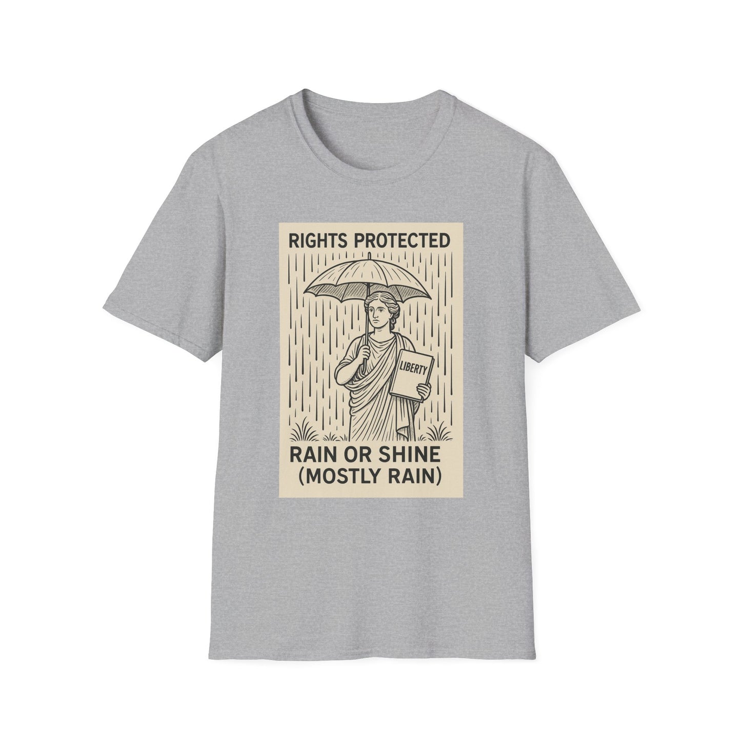 Washington Defense Attorney - Protection Rights T-Shirt, Unisex Fashion Tee, Gift for Activists, Statement Clothing, Rain or Shine Shirt