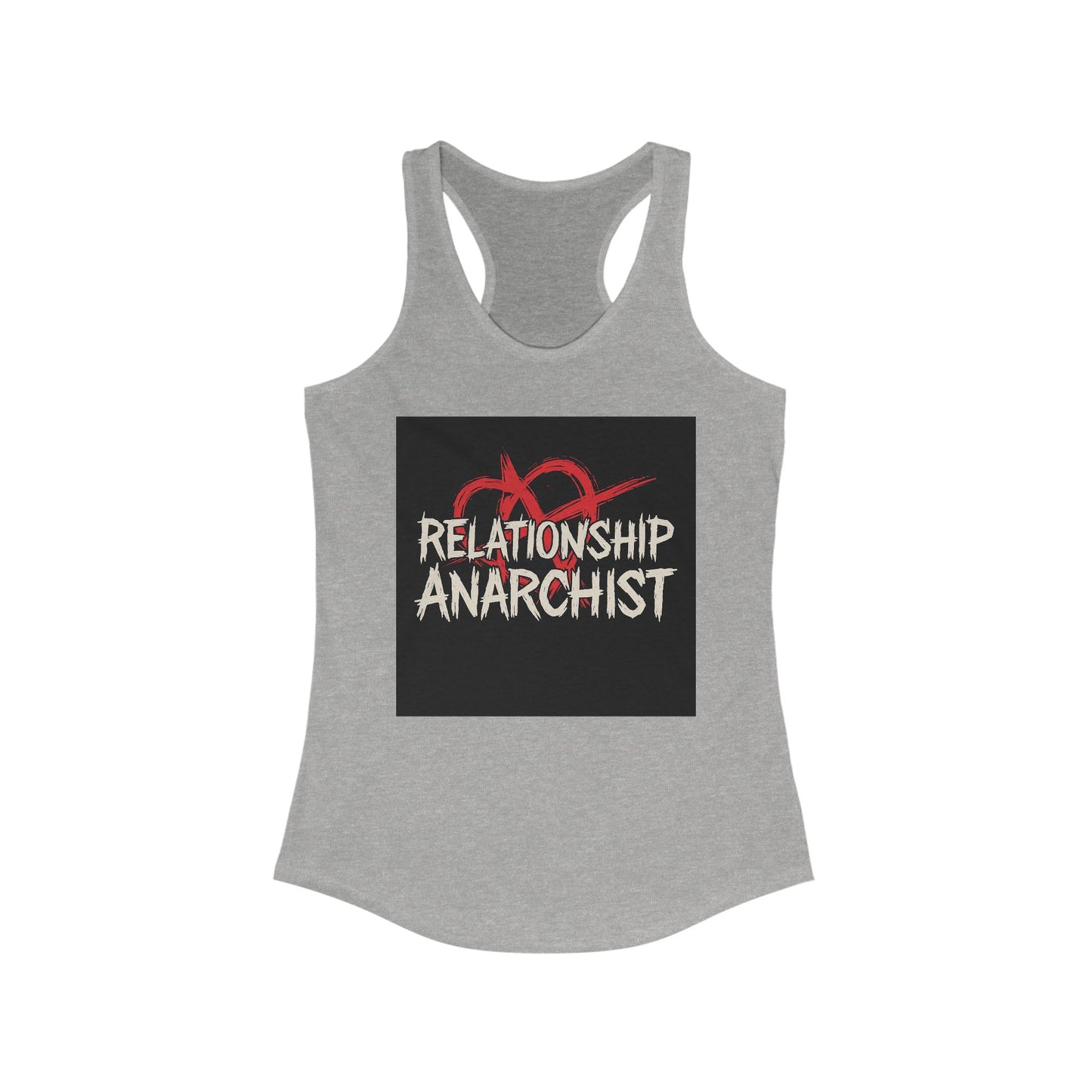Relationship Anarchist Women's Tank Top, Cute Tank for Casual Wear, Summer Outfit, Gift for Friends, Rebellious Fashion