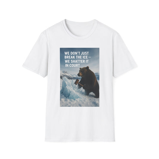Alaska Defense Attorney T-Shirt, Law Humor Tee, Gift for Attorneys, Unique Legal Wear, Icebreaker Court Shirt