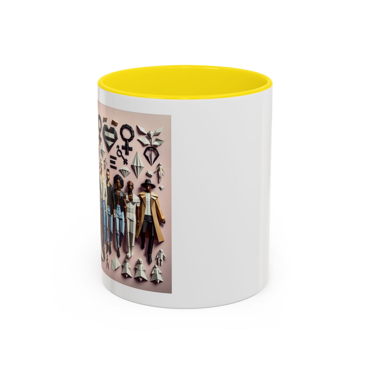 LGBTQIA Pride - Chic Accent Coffee Mug, Unique Artistic Mug, Gift for Coffee Lovers, Modern Home Decor, Ideal for Birthdays & Holidays