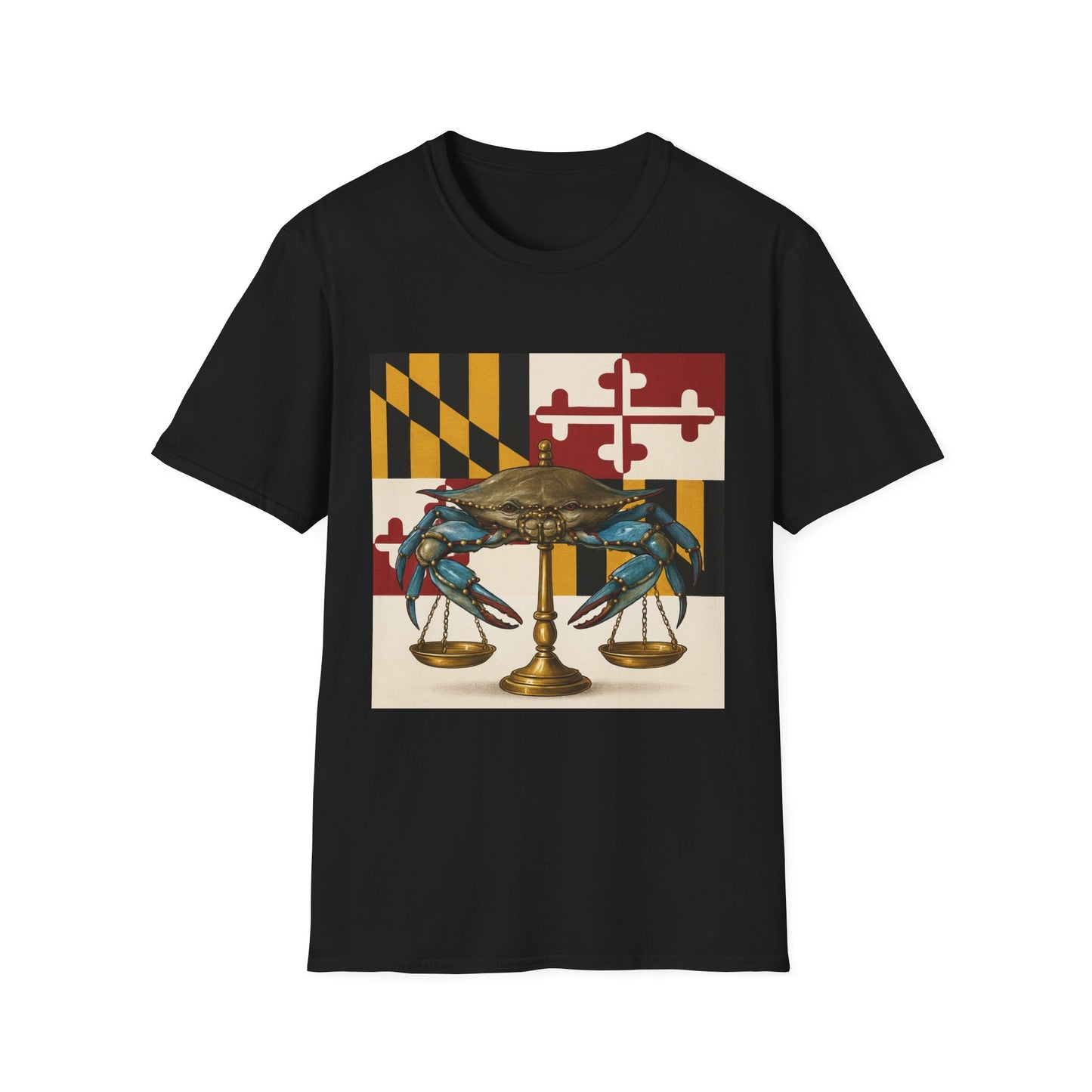 Maryland Defense Attorney Unisex T-Shirt, Casual Tee, Attorney Apparel, Legal Humor Shirt, Gift for Lawyers, Crab Lovers Unite