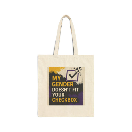 Nonbinary Tote Bag, Pride Bag, LGBTQ bag, make a statement