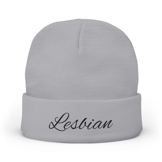 Embroidered Knit Beanie - Cozy Winter Hat for Warmth & Style, Ideal for LGBTQ+ Pride, Gifts for Friends, Casual Wear