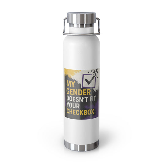 Gender Identity-Nonbinary-Insulated Water Bottle - Stylish & Durable Drinkware, Perfect for LGBTQ+ Pride, Everyday Hydration, Gifts, [...]