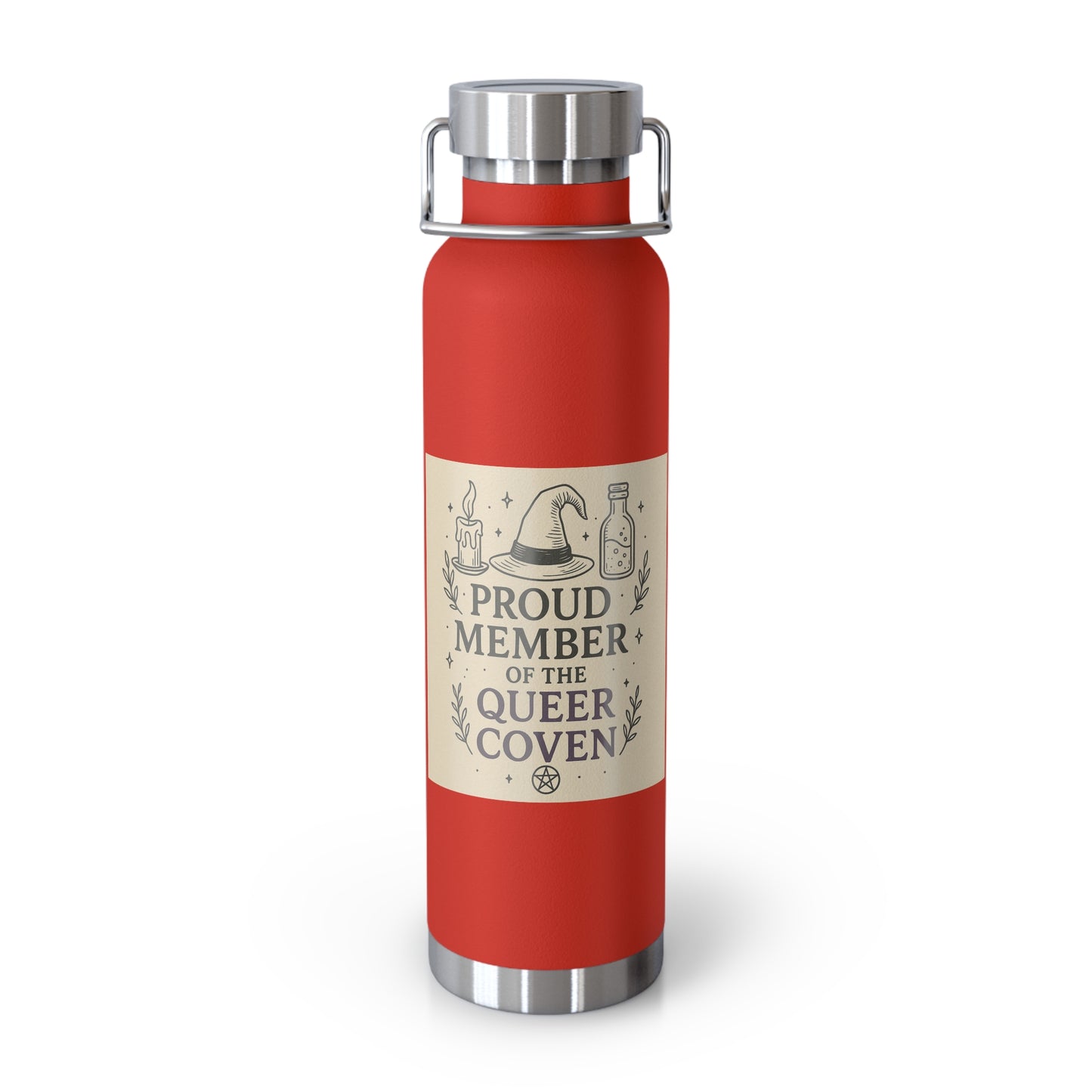 Proud Member of the Queer Coven Water Bottle | 22oz Copper Insulated Flask, LGBTQ+ Gift, Unique Occult Accessory, Eco-Friendly Travel [...]