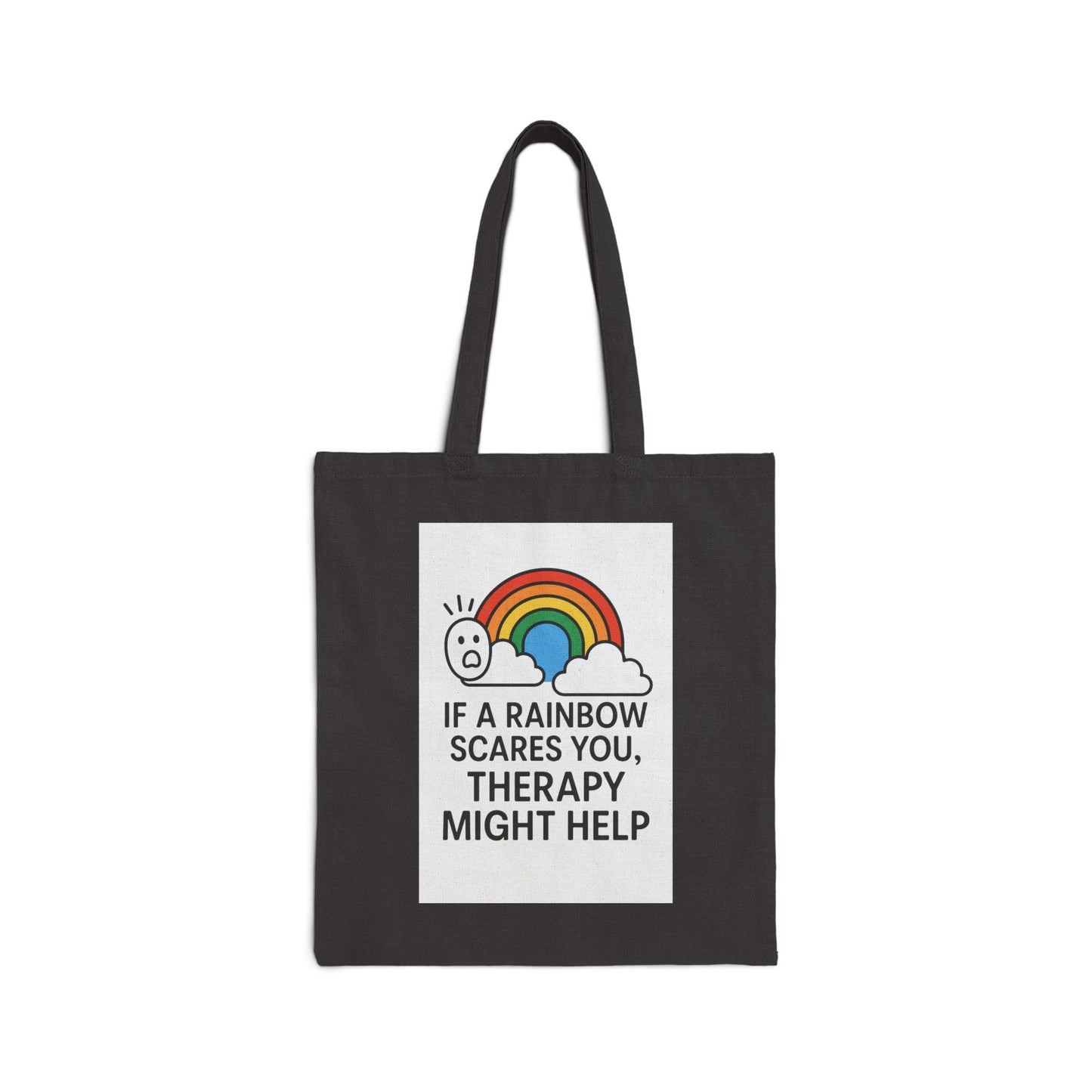 LGBTQIA Rainbow Tote Bag | Canvas Shopping Bag, Eco-Friendly Tote, Beach Bag, Art Bag, Pride Bag