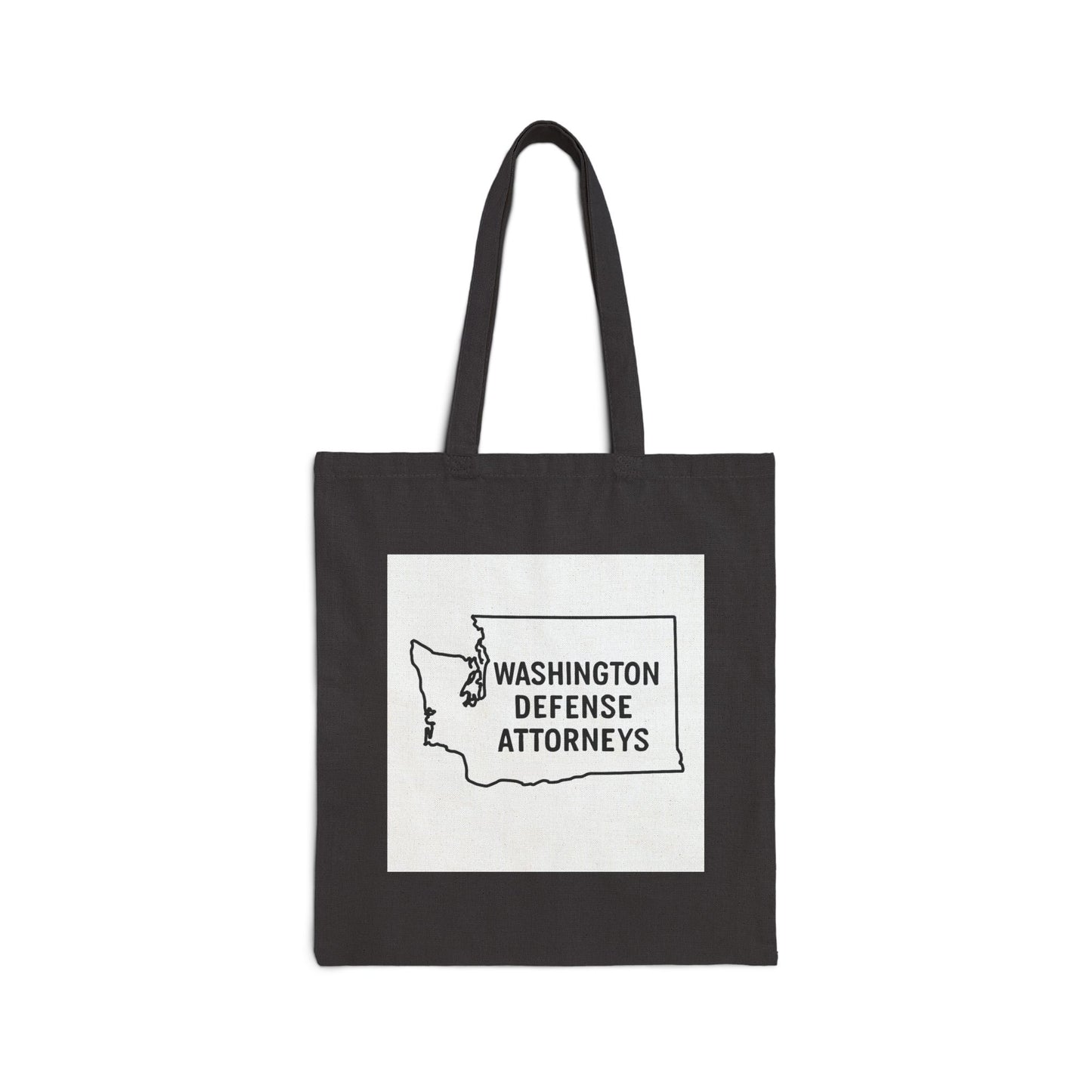 Washington Defense Attorney - Relentless Defense Cotton Canvas Tote Bag | Eco-Friendly Tote, Reusable Shopping Bag