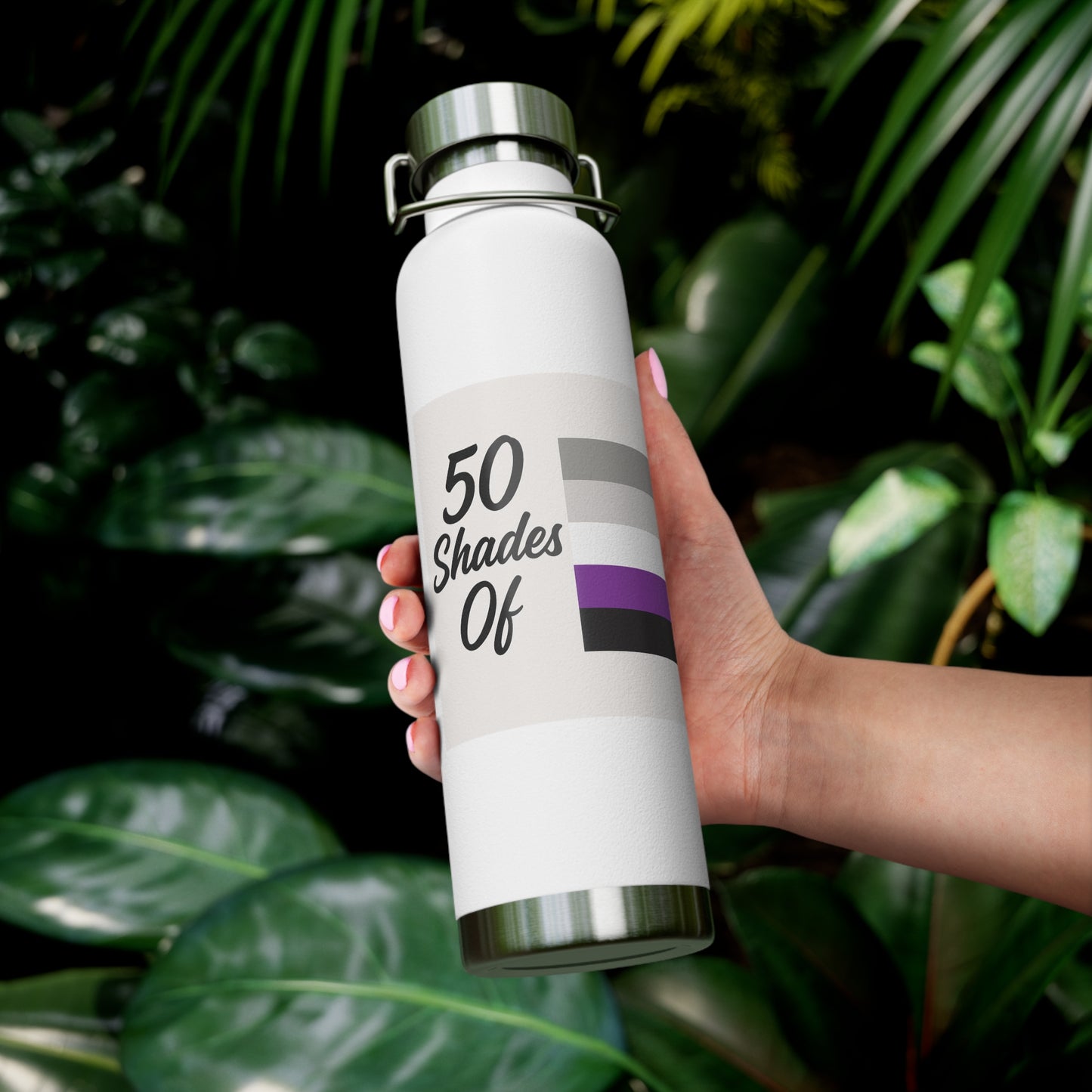 Graysexual - 50 Shades Of Insulated Water Bottle, Modern Travel Mug, Gift for Readers, Stylish Eco-Friendly Flask, Fitness Hydration Bottle, Unique [...]