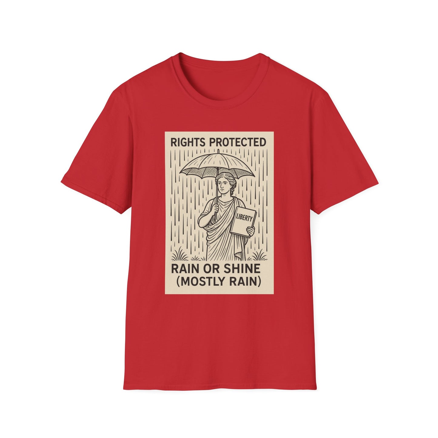 Washington Defense Attorney - Protection Rights T-Shirt, Unisex Fashion Tee, Gift for Activists, Statement Clothing, Rain or Shine Shirt