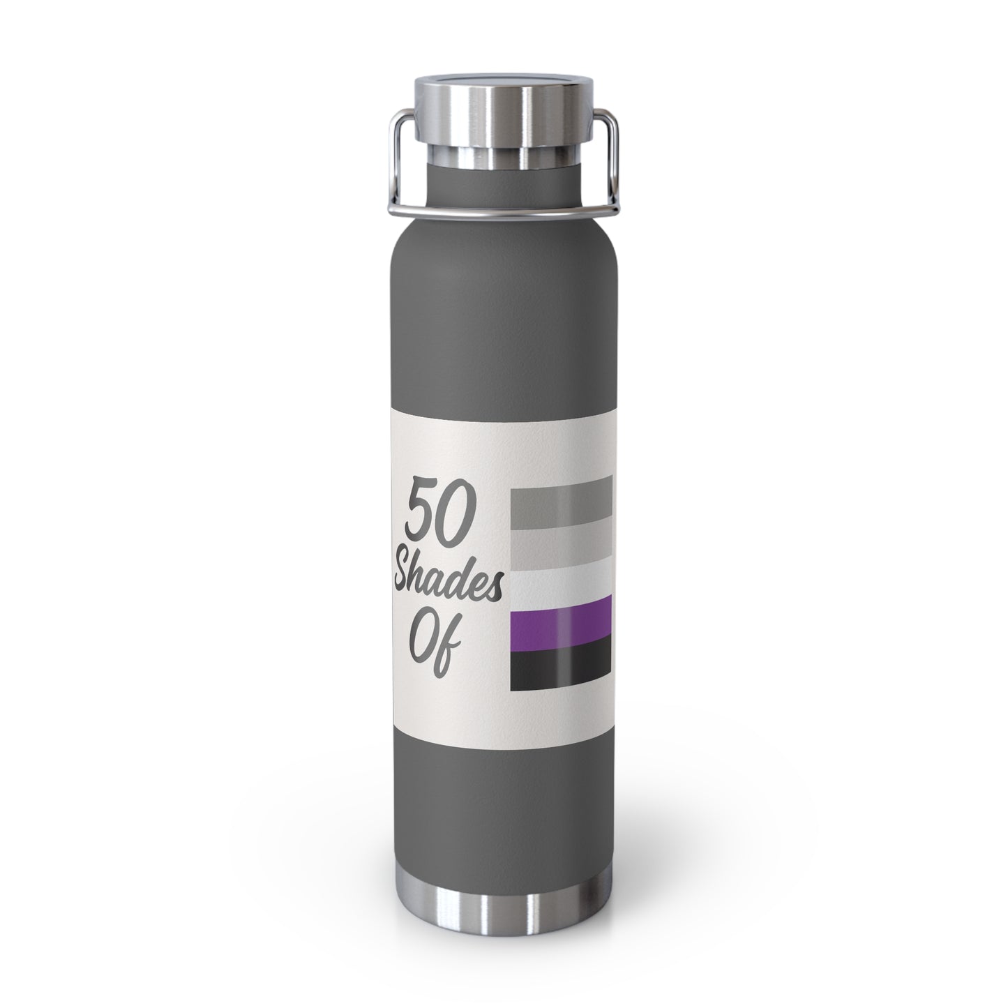 Graysexual - 50 Shades Of Insulated Water Bottle, Modern Travel Mug, Gift for Readers, Stylish Eco-Friendly Flask, Fitness Hydration Bottle, Unique [...]