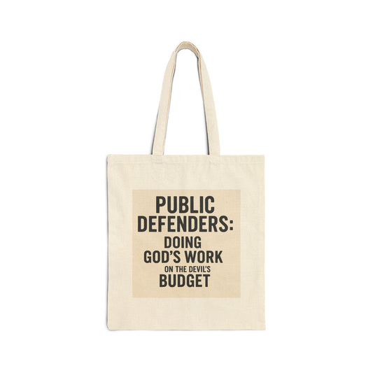 Public Defender's Inspirational Cotton Tote Bag | Eco-Friendly Shopping, Gift for Lawyers, Reusable Grocery Bag, Law Student Gift, [...]