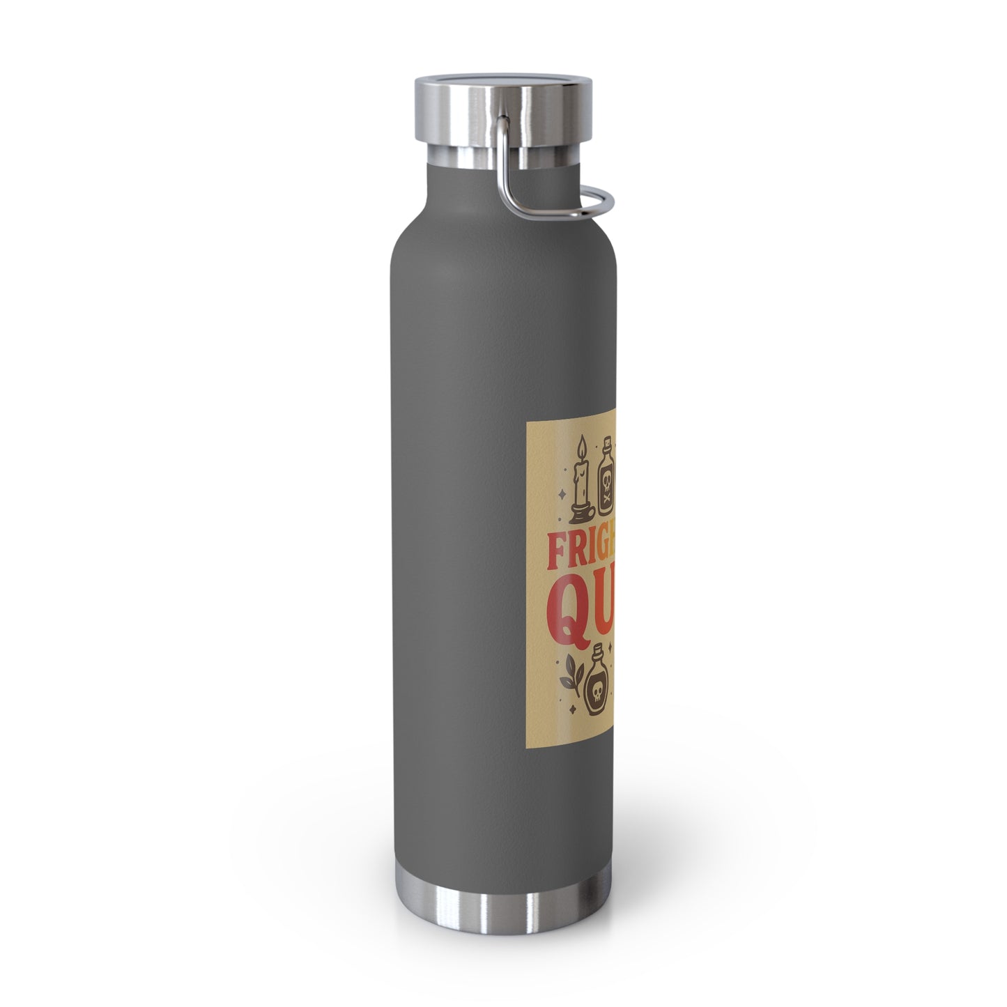 Frightfully Queer Water Bottle, Insulated Drinkware, Halloween Gift, Eco-Friendly Bottle, Pride Accessories, Unique Travel Mug