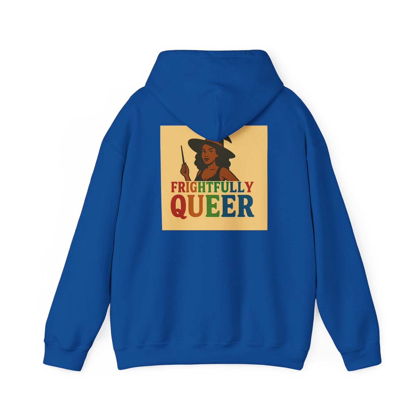 Frightfully Queer Hoodie - Cozy Unisex Sweatshirt for LGBTQ+ Pride, Halloween, Fall Fashion, Casual Wear, Unique Gift