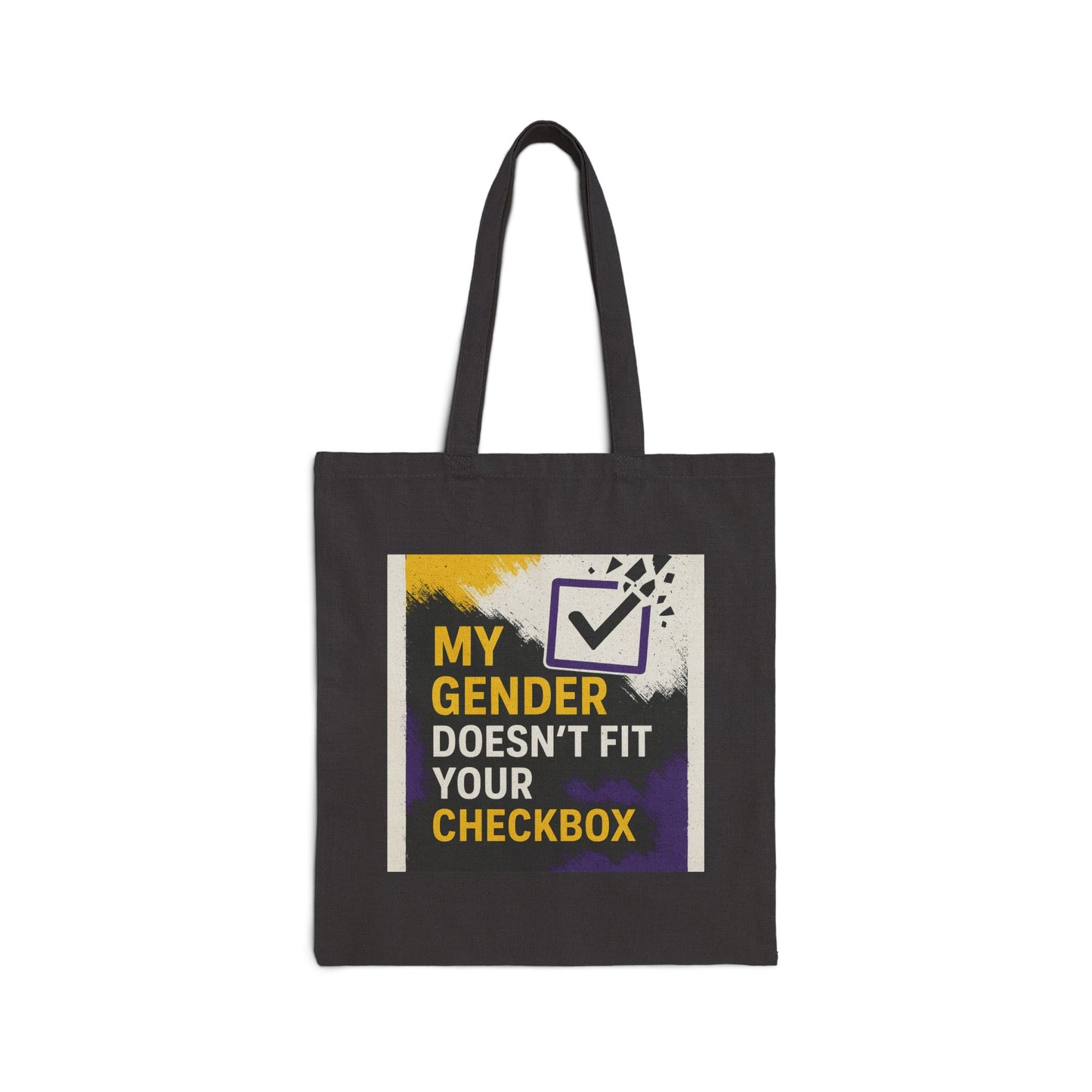 Nonbinary Tote Bag, Pride Bag, LGBTQ bag, make a statement