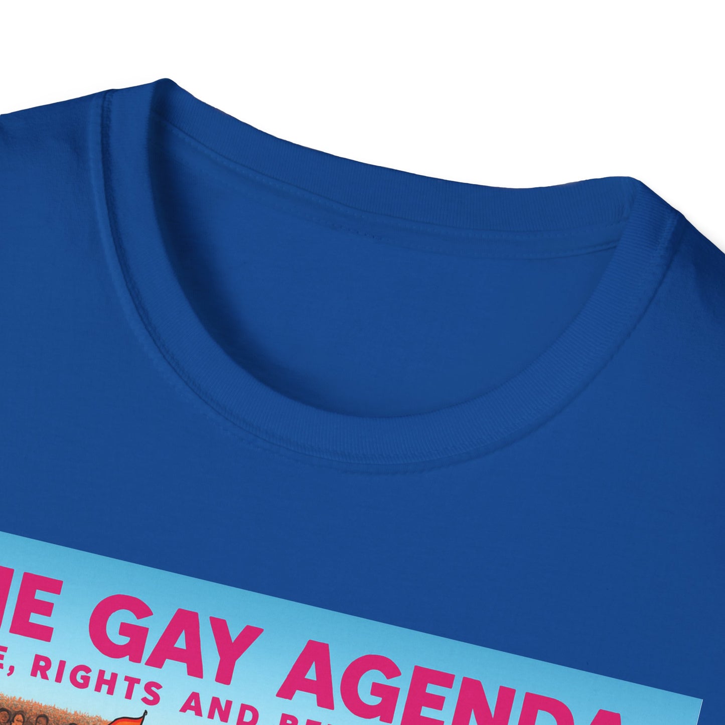 Colorful Pride T-Shirt | The Gay Agenda Tee, LGBTQ+ Apparel, Gay Rights Shirt, Pride Month Clothing, Festival Wear
