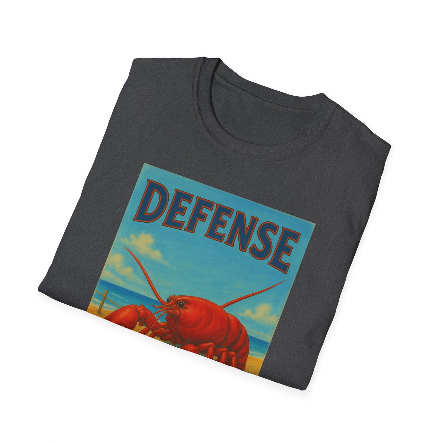 Maine Defense Attorney T-Shirt for Seafood Lovers, Unisex Tee, Quirky Gift for Lawyers, Beachwear, Maine Vacation Merch