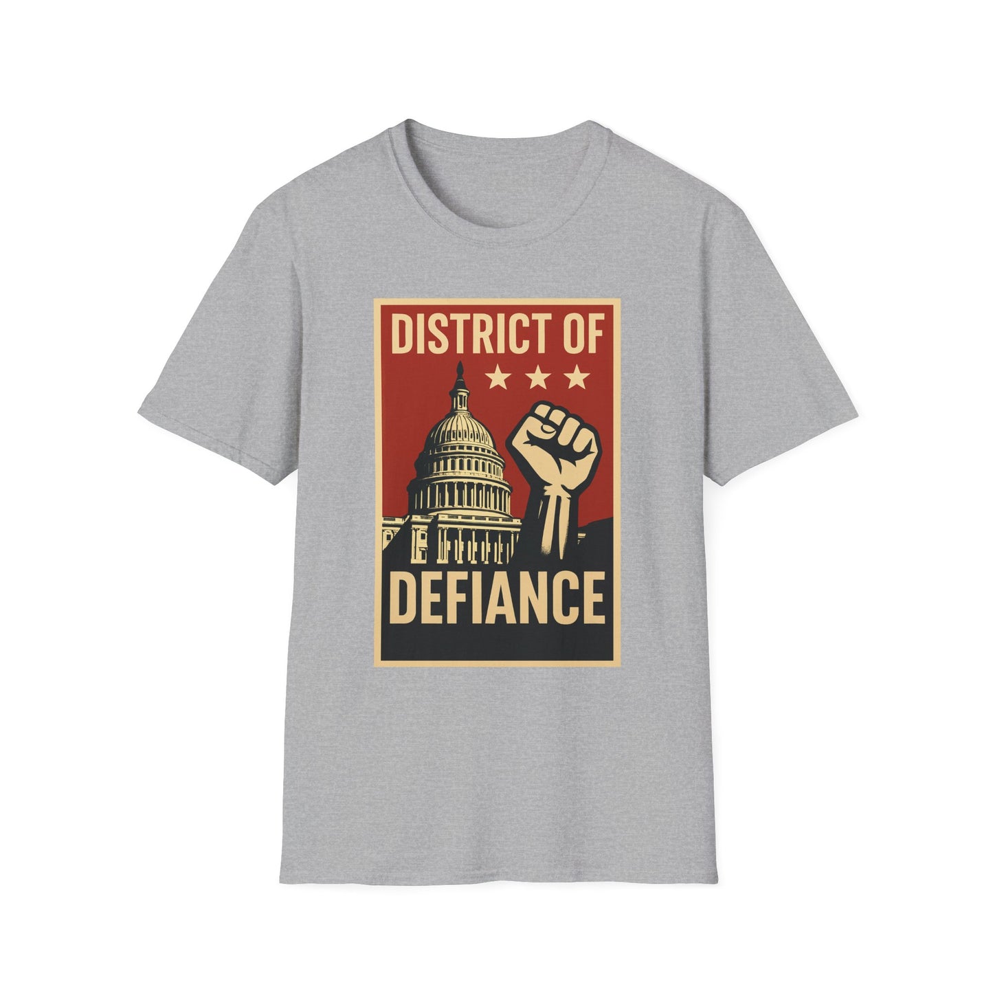 District of Defiance T-Shirt - Unisex Activist Apparel, Protest Shirt, Political Statement Tee, Gift for Activists, Motivational Wear