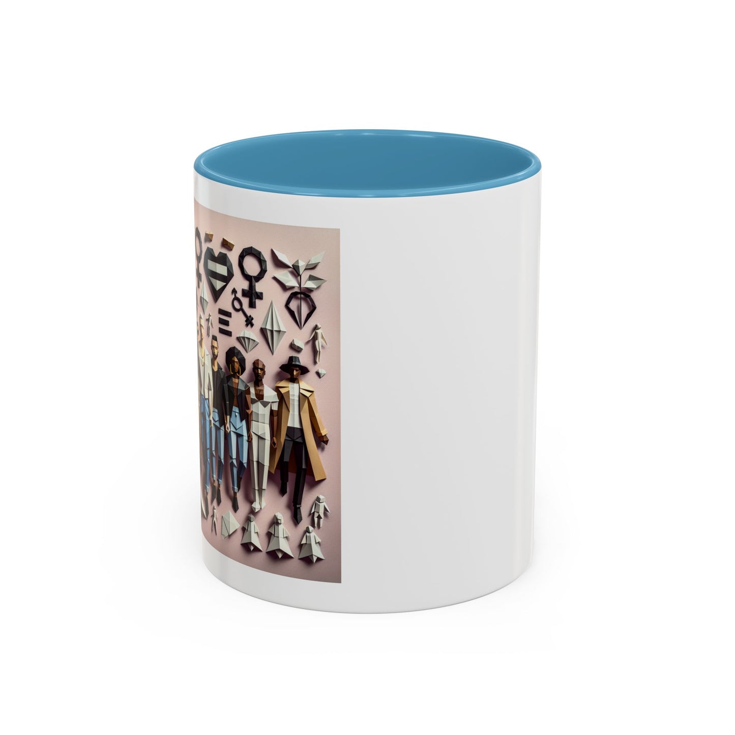 LGBTQIA Pride - Chic Accent Coffee Mug, Unique Artistic Mug, Gift for Coffee Lovers, Modern Home Decor, Ideal for Birthdays & Holidays