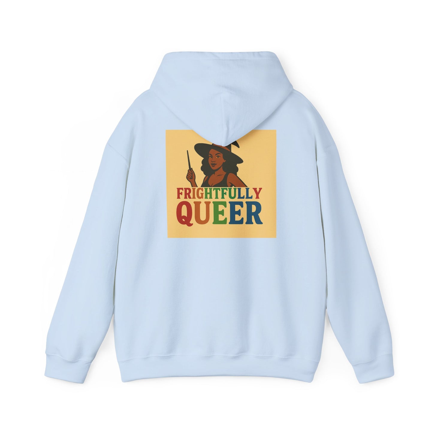Frightfully Queer Hoodie - Cozy Unisex Sweatshirt for LGBTQ+ Pride, Halloween, Fall Fashion, Casual Wear, Unique Gift