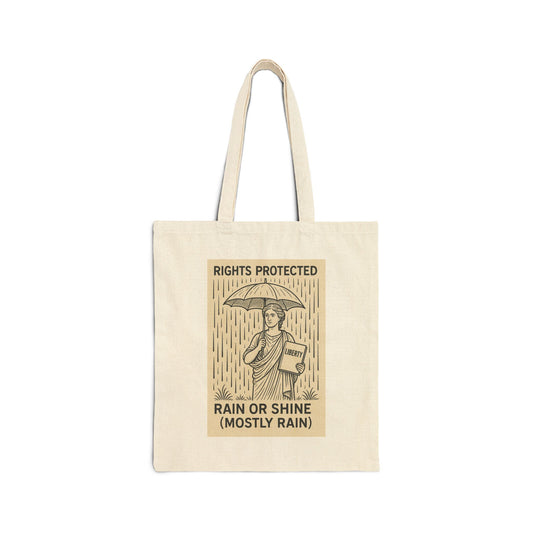 Washington Defense Attorney Cotton Canvas Tote Bag - Rights Protected Design, Perfect for Everyday Use, Gift for Activists