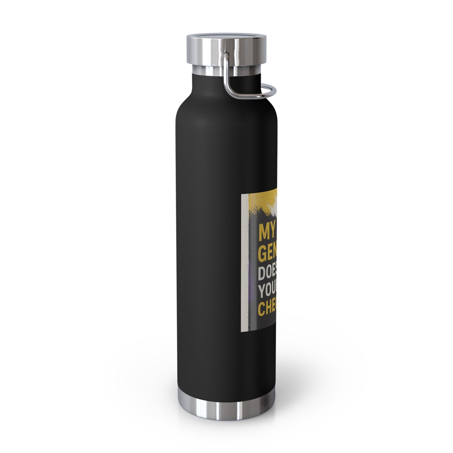 Gender Identity-Nonbinary-Insulated Water Bottle - Stylish & Durable Drinkware, Perfect for LGBTQ+ Pride, Everyday Hydration, Gifts, [...]