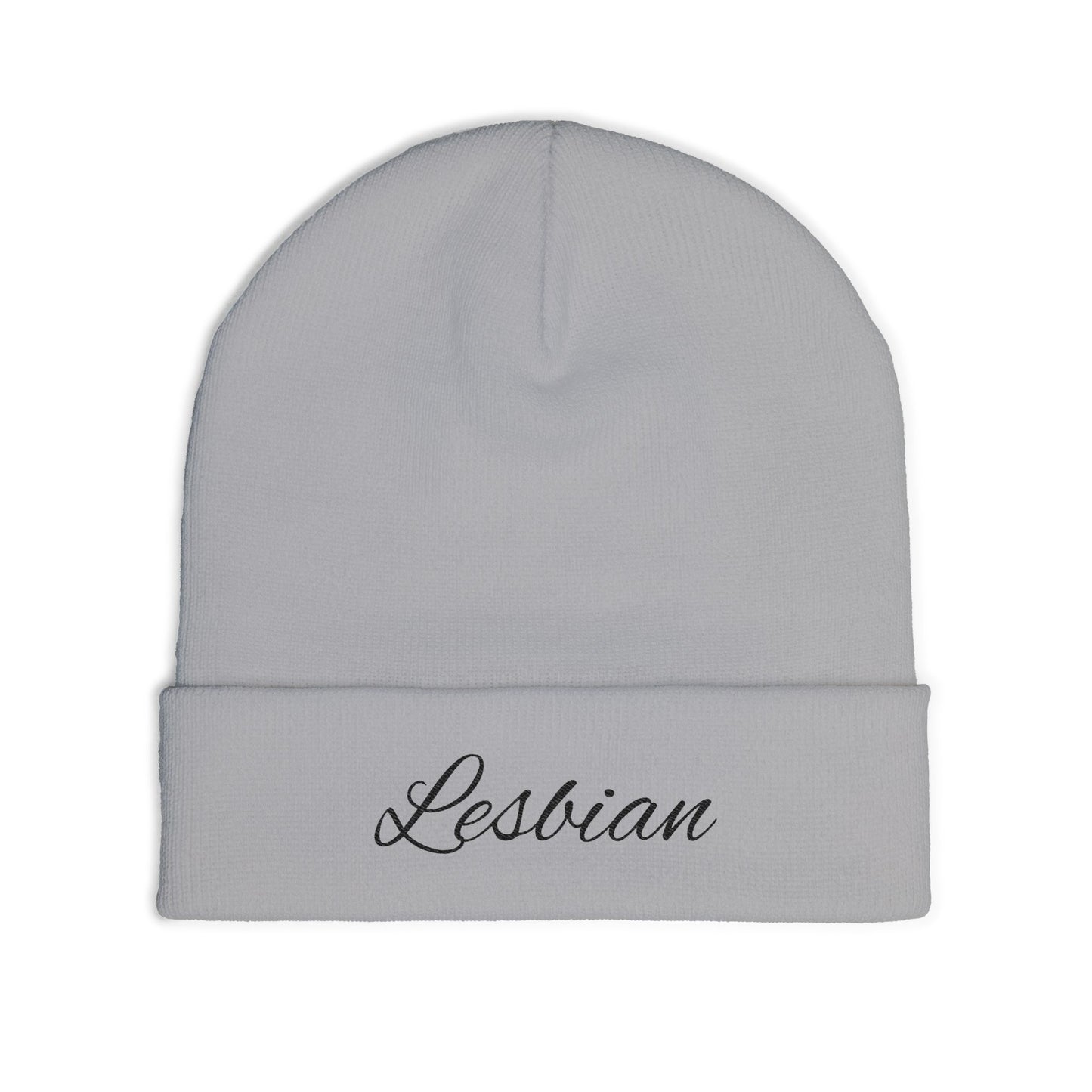 Embroidered Knit Beanie - Cozy Winter Hat for Warmth & Style, Ideal for LGBTQ+ Pride, Gifts for Friends, Casual Wear