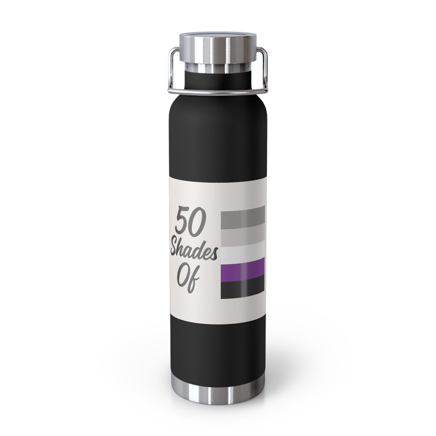 Graysexual - 50 Shades Of Insulated Water Bottle, Modern Travel Mug, Gift for Readers, Stylish Eco-Friendly Flask, Fitness Hydration Bottle, Unique [...]