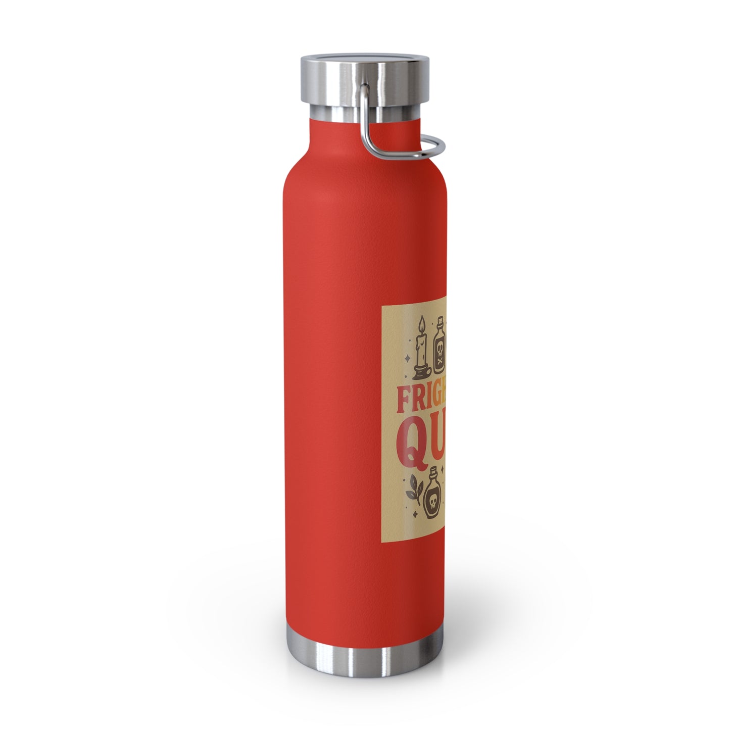 Frightfully Queer Water Bottle, Insulated Drinkware, Halloween Gift, Eco-Friendly Bottle, Pride Accessories, Unique Travel Mug