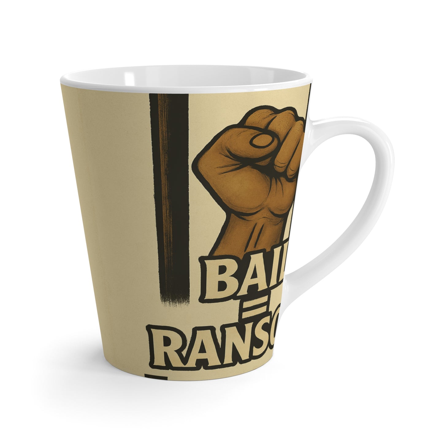 Empowerment Latte Mug - Protest Art, Social Justice Gift, Inspirational Drinkware, Activism Coffee Cup, Movements Supporter