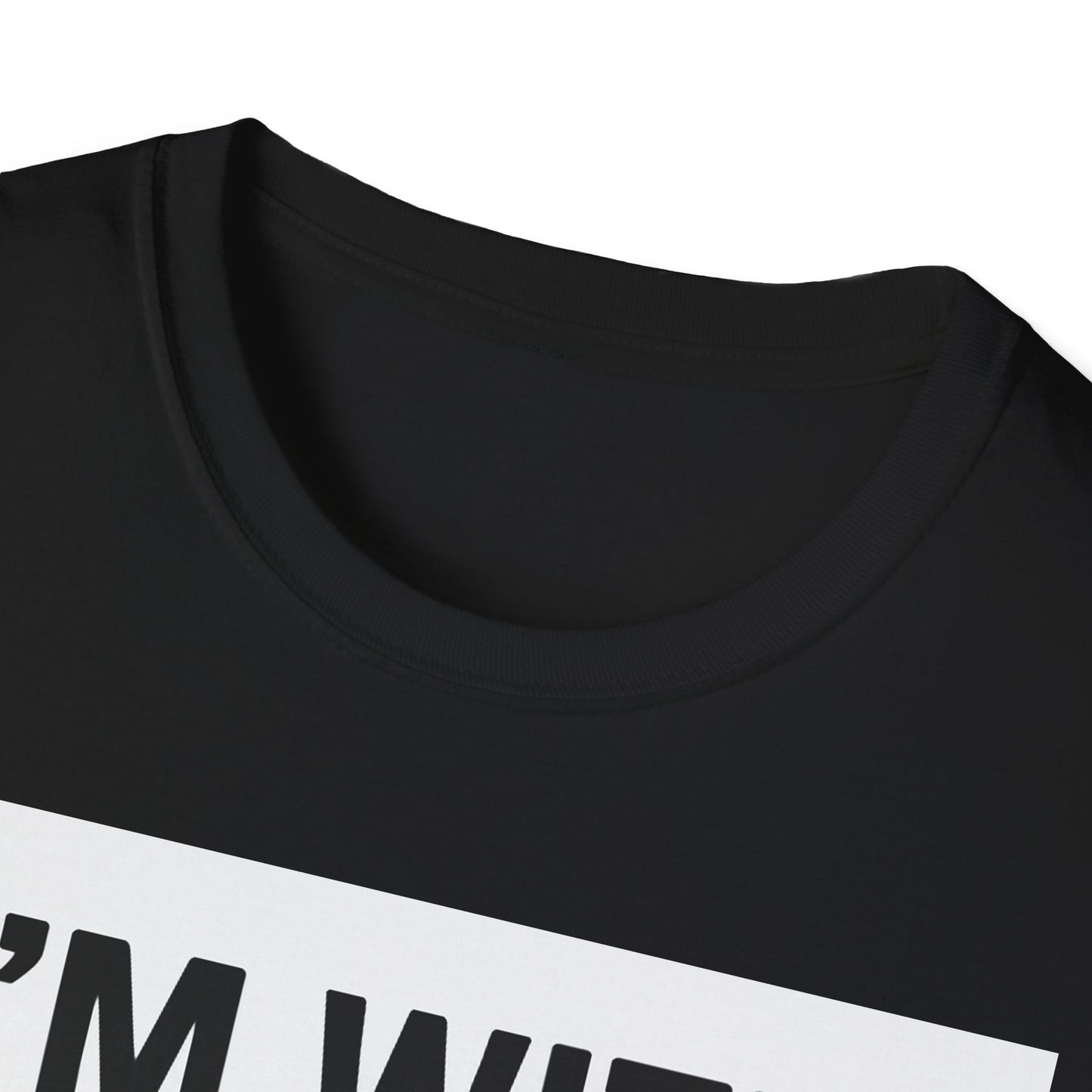 Unisex Pride T-Shirt - I'm With Him and Him, Poly and EMN Apparel